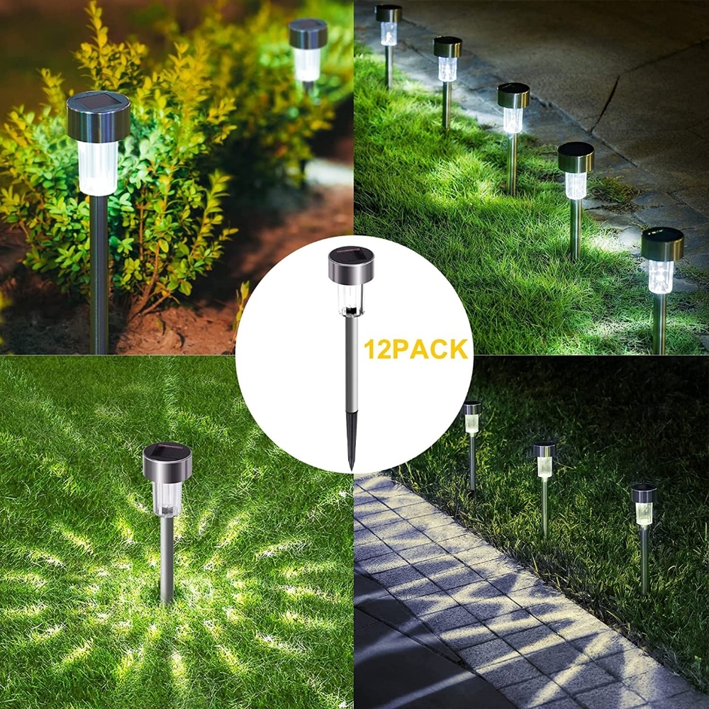 NIB 12 pack Solar Outdoor LED Lights - Picture 7 of 11